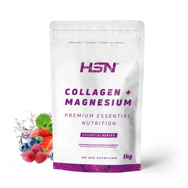 KOLLAGEN-HYDROLYSAT + MAGNESIUM 2.0 PULVER 1 Kg ROTE FRÜCHTE 1000 g