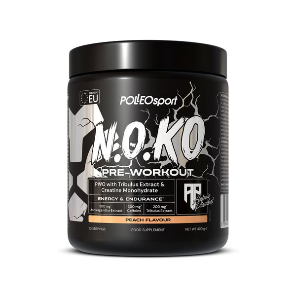 Polleo & AP N.O.KO Pre-Workout, 400 g, Peach 400 g