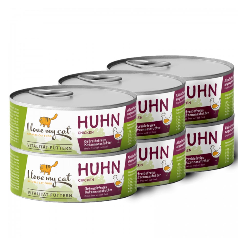 I love my cat Katzenfutter Nass mit Huhn 600 g 600 g