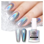 Nagellack Glitzer Holographic Regenbogen Silber Magisch Rege 1 St