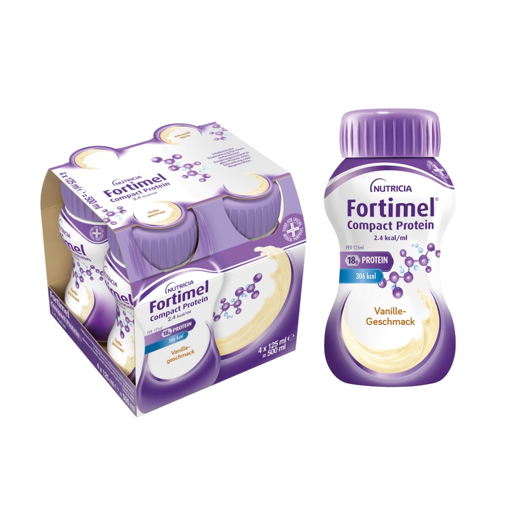 Fortimel Compact Protein 2.4 Kcal Vanille 4X125 ml
