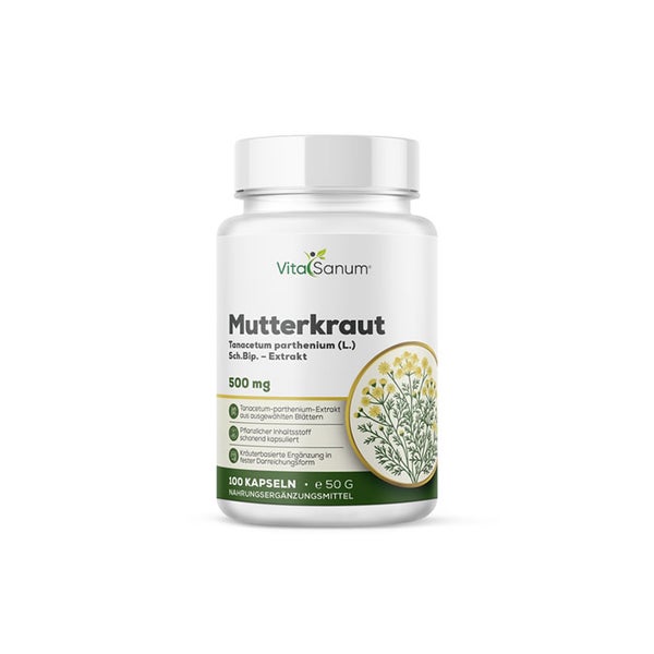 VitaSanum® - Mutterkraut (Tanacetum parthenium) 500 mg 100 K  St