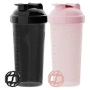 Protein Shaker 700ml Auslaufsicher Deckel BPAfrei Unisex Ros 1 St