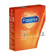 Taste aromatisiert bunt 3 Kondome (3 Kondome) 3 St