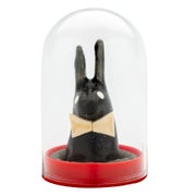 Scherzkondom «Schwarzer Hase» – Handbemalt, Party-Geschenk (1 Stück) 1 St