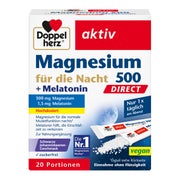 Doppelherz Mag.500 Für Die Nacht+melatonin Direct 20 St