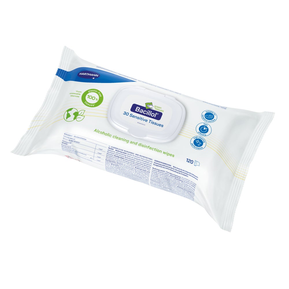 Bacillol® 30 Sensitive Green Tissues 120 St