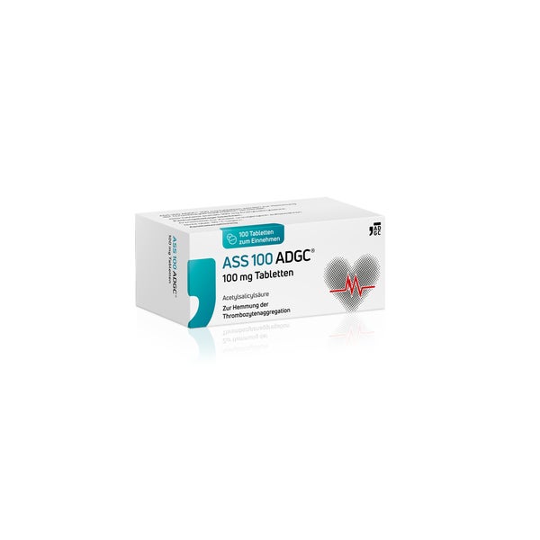 Ass 100 Adgc 100 Mg Tabletten 100 St