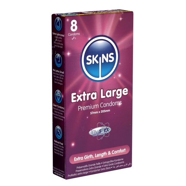 Extra Large Kondome 8 Stück – extra weit & sicher (8 Kondome) 8 St
