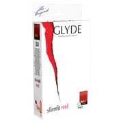 Ultra «Slimfit Red» schmale, rote Kondome für Veganer (10 Kondome) 10 St