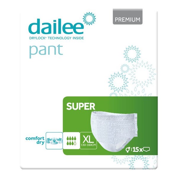 Dailee Inkontinenz Pants Super XL, Windeln für Erwachsene 15 St