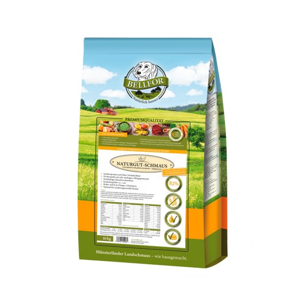 Bellfor Trockenfutter mit Insekten Naturgut-Schmaus 10 kg 10000 g