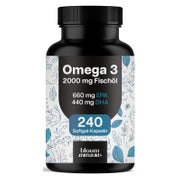 Omega 3 Fischöl - 240 Softgel-Kapseln - Bloom Naturals 240 St