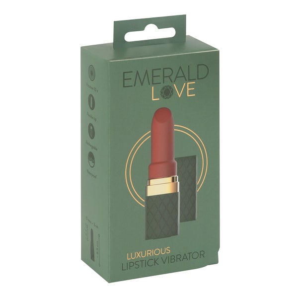 Emerald Love - Luxurious Lipstick Vibrator 1 St