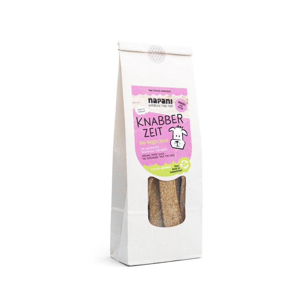 Knabber Zeit - Bio-Veggie Snack für Hunde 350 g