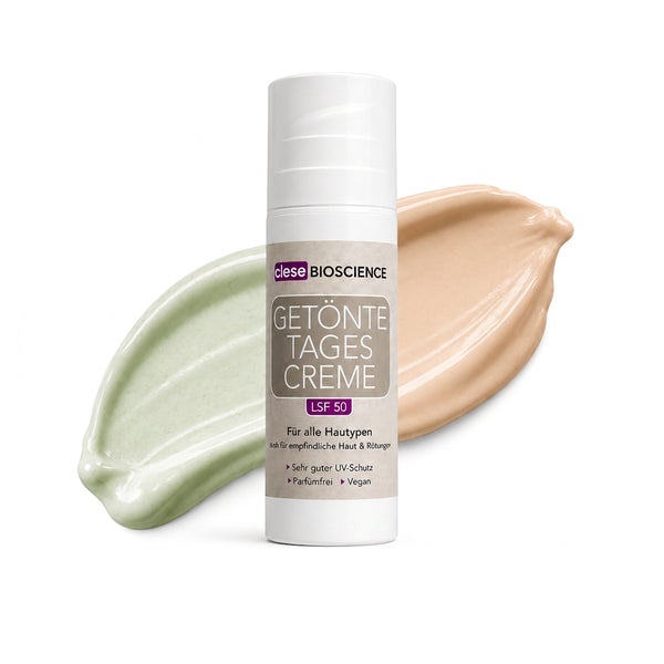 cleseBIOSCIENCE Getönte Tagescreme LSF 50 50 ml