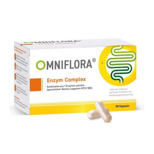 OMNIFLORA® Enzym Complex mit Bromelain und Papain 90 St
