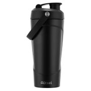 Edelstahl Protein Shaker 750ml mit Kugel BPA frei Fitness Sh 1 St