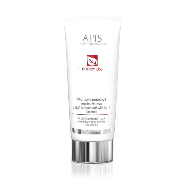 APIS CHERRY KISS Multivitamin-Gel-Maske mit gefriergetrockneten Kirschen und Acerola - 200 ml