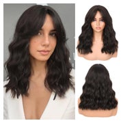 Perücke Damen kurz Wellen Pony dunkelbraun 14 inch Dark Brow 1 St