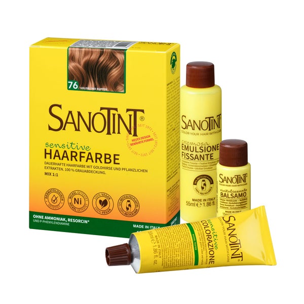 SANOTINT sensitive 76 Goldblond Kupfer 125 ml