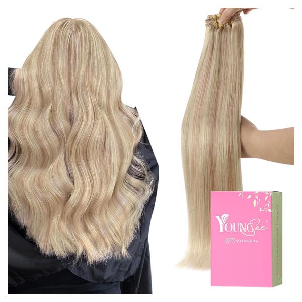 Extensions Echthaar Clip Blond 1-Clip-1-#18 613 55 cm-120g 1 St