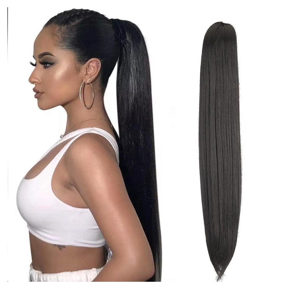 Pferdeschwanz Haarteil Clip In Extensions Synthetik 50 cm 15 1 St