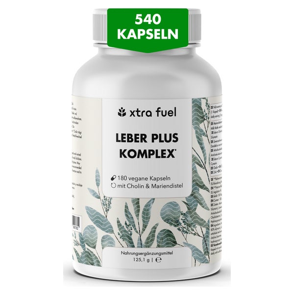 XTRA FUEL Leber Plus Komplex - Mariendistel Leber Kur 540 St