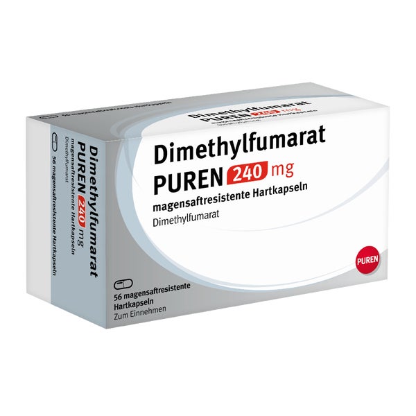 Dimethylfumarat Puren 240 Mg Magensaftr.hartkaps. 56 St