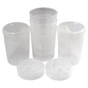 Medi-Inn Schnabelbecher 250 ml Praktisches Set: 5 Unterteile mit 10 Deckeln transparent 1 St