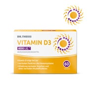 Produktabbildung: Dr. Theiss Vitamin D3 Tabletten 4000 i.E. 60 St