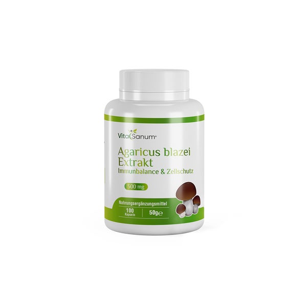 VitaSanum® Agaricus blazei Extrakt 500 mg – Immunbalance & Z  St