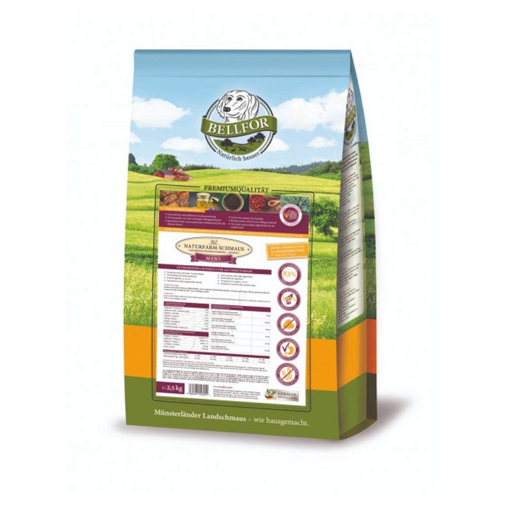 Bellfor Getreidefreies Hundetrockenfutter mit Insekten 2,5kg 2500 g