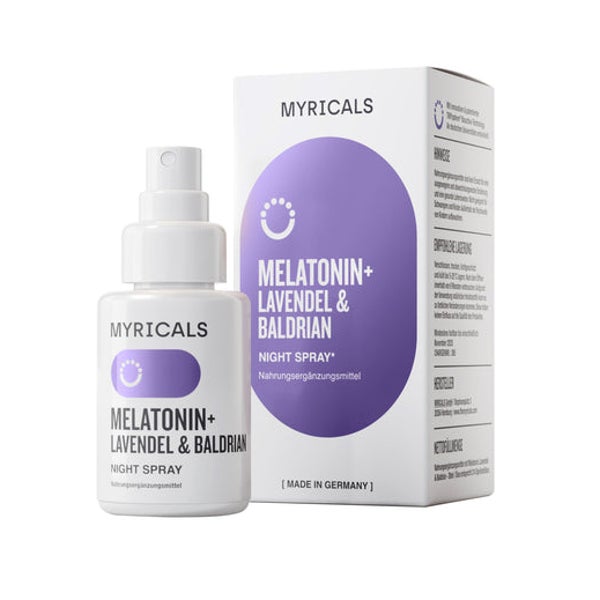 MYRICALS MELATONIN LAVENDEL UND BALDRIAN - PREMIUM NIGHT SPRAY 30 ml