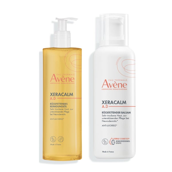 XERACALM A.D Reinigungsöl + Balsam Set 750+400 ml