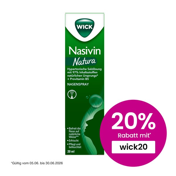 Wick Nasivin Natura Nasenspray 20 ml