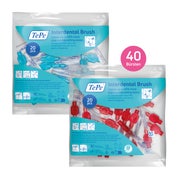 TePe Interdentalbürsten 2er Set, Rot + Blau 40 St
