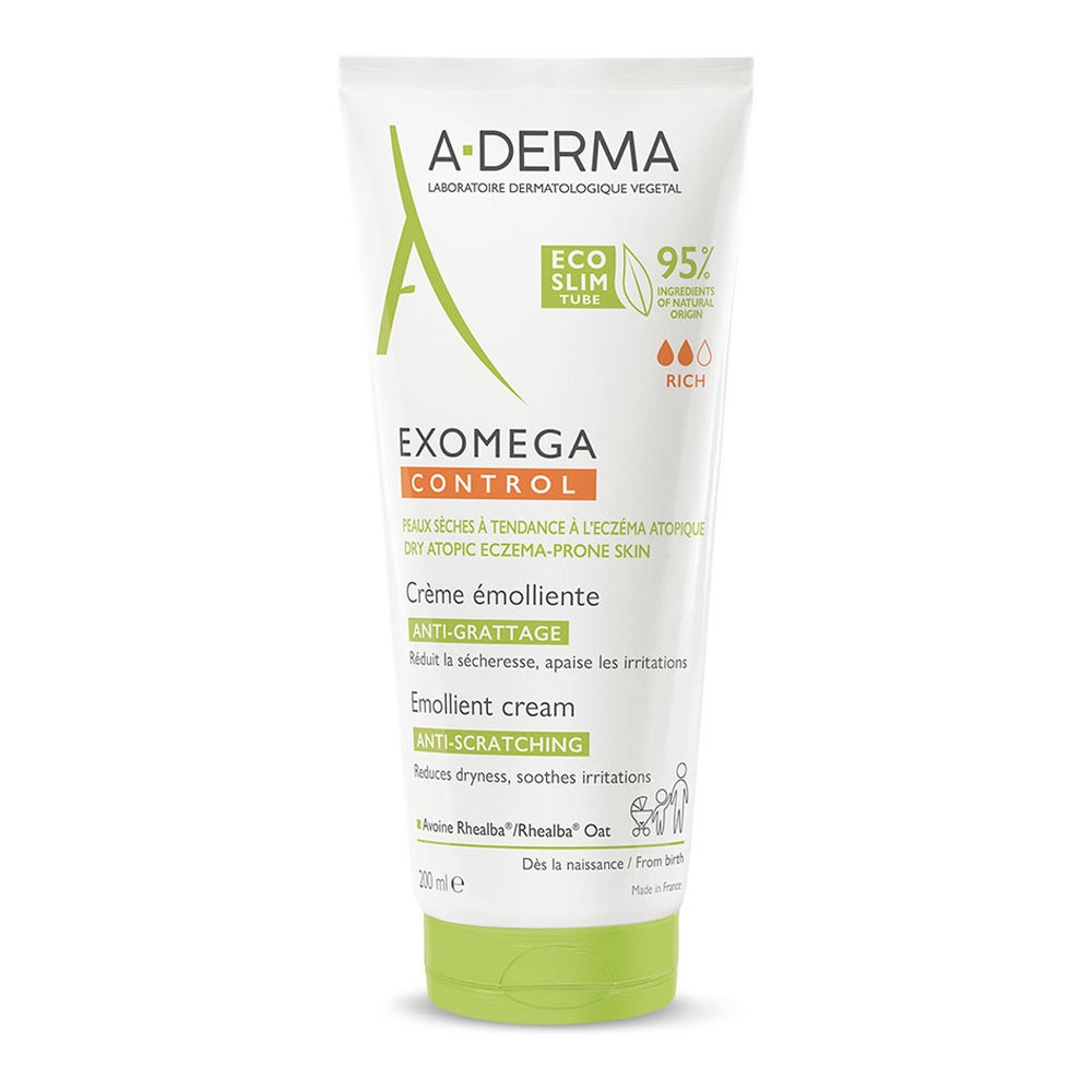 A-Derma EXOMEGA Control Rückfettende Creme 200 ml