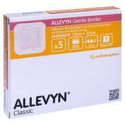 Allevyn Gentle Border 7,5x7,5 cm Schaumv 5 St