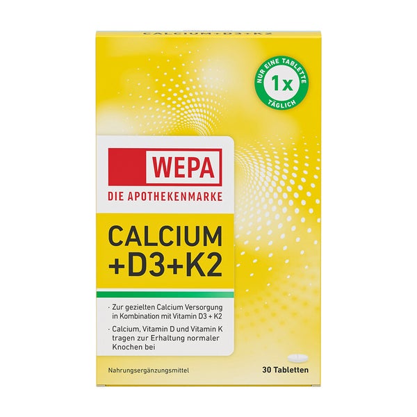Wepa Calcium+d3+k2 Tabletten 30 St
