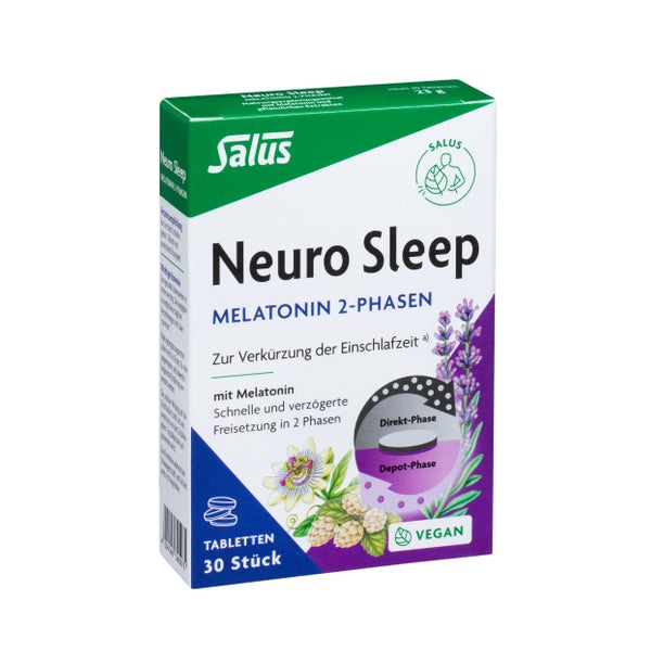 Salus Neuro Sleep Melatonin 2-Phasen Tabletten 30 St