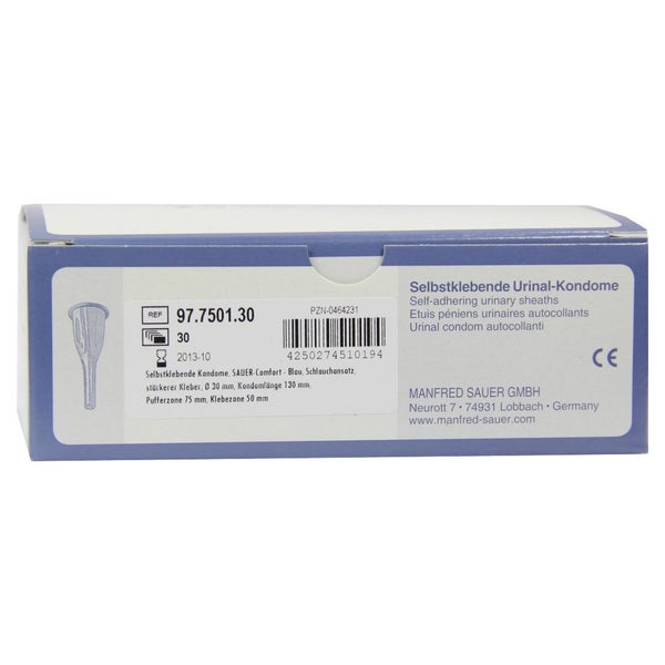 Sauer Comfort Selbstkleb.urinalkond.130m 30 St