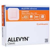 Allevyn Adhesive 10x10 cm haftende Wunda 10 St