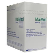 MaiMed Vlieskompressen steril 6-lagig 25 x 2 Stück - 10 x 10 cm 25X2 St