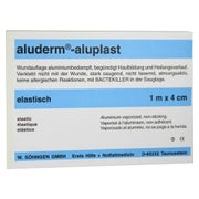 Produktabbildung: Söhngen aluderm-aluplast Wundverbandpflaster, 10 cm - 1 Packung = 10 Stück, 10 x 4 cm 1 St