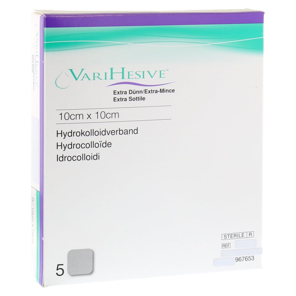Varihesive Extra dünn 10x10 cm HKV hydro 5 St
