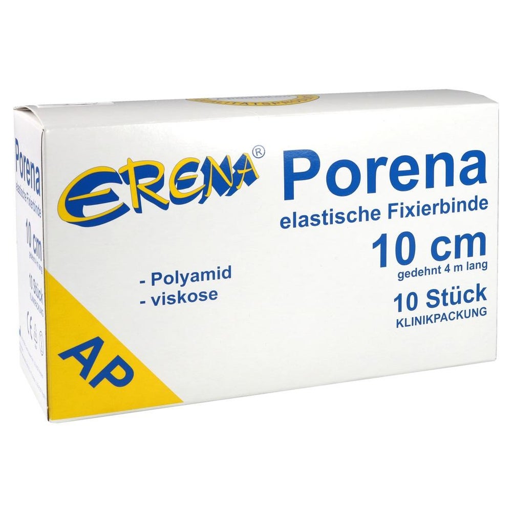 Porena Elast.mullbinde 10 cm weiß o.Cell 10 St