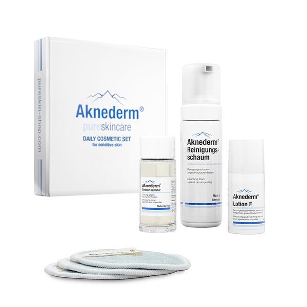 Aknederm Daily Cosmetic Set sensitive sk 1 P