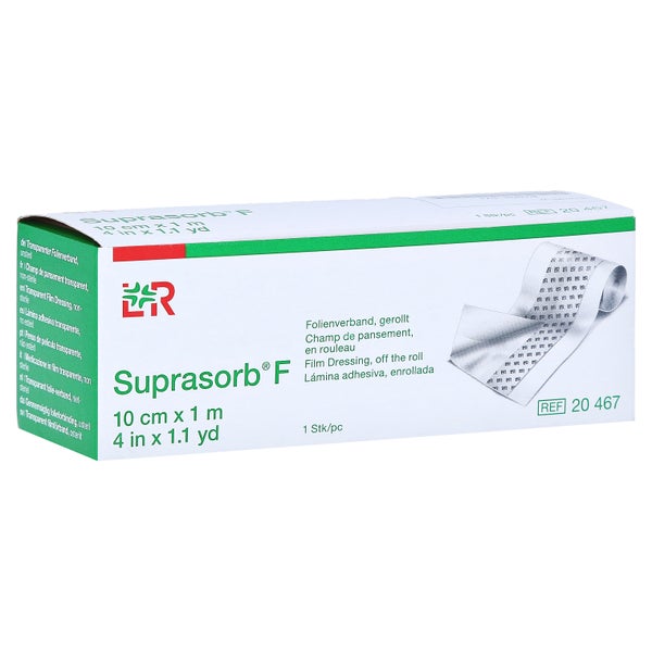 Suprasorb F Folien Wundverb.10 cmx1 m un 1 St