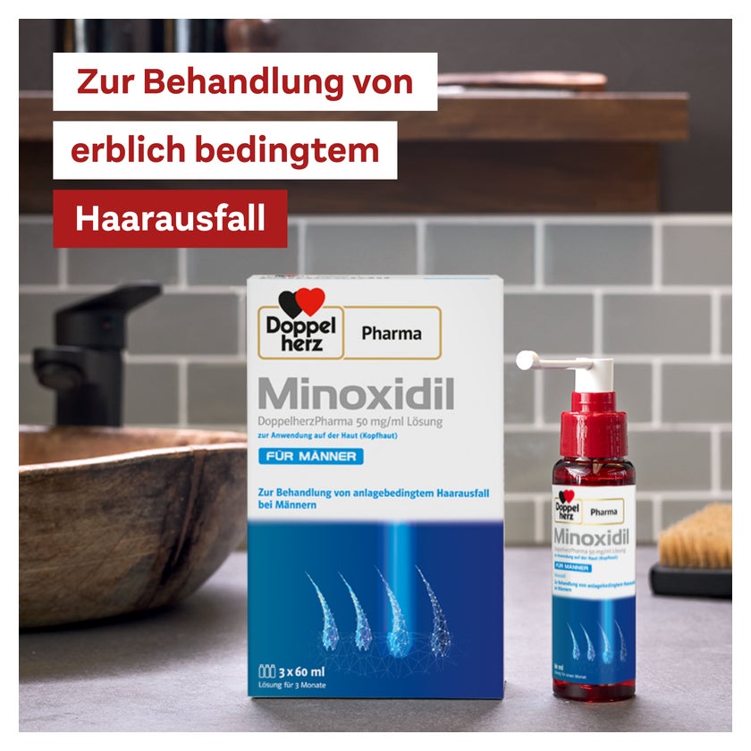 MINOXIDIL DoppelherzPharma 50 mg/ml Lösung 3X60 ml